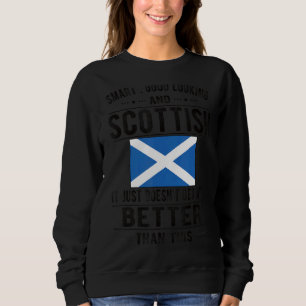 Sudadera Bandera escocesa de buena apariencia Escocia Raíce