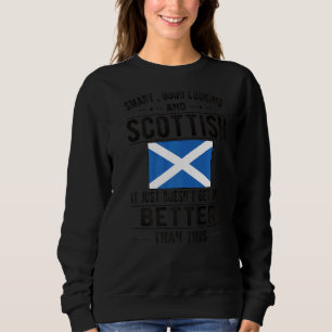 Sudadera Bandera escocesa de buena apariencia Escocia Raíce