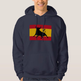 Sudadera Bandera española con toro