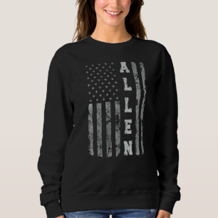 Sudadera Bandera estadounidense Allen Texas