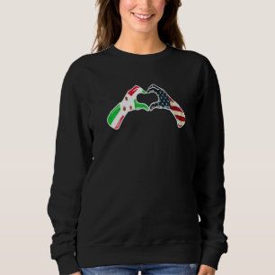 Sudadera Bandera estadounidense americana de Burundi Coraz