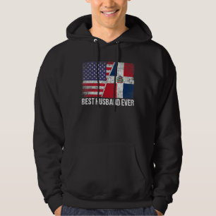 Sudadera Bandera estadounidense bandera de República Domini