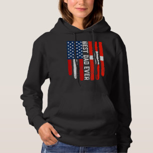 Sudadera Bandera estadounidense bandera de Suiza mejor fami