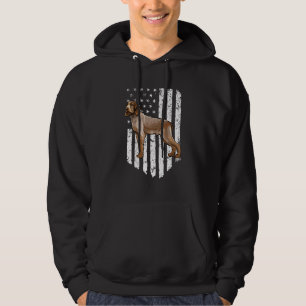 Sudadera Bandera estadounidense blanca negra Spinoni Italia