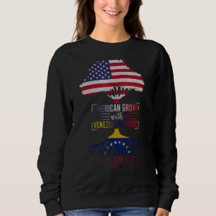 Sudadera Bandera Estadounidense crece con raíces venezolana