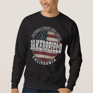 Sudadera Bandera estadounidense de Bakersfield California