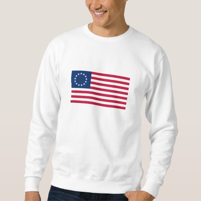 Sudadera Bandera estadounidense de Betsy Ross (Anverso)