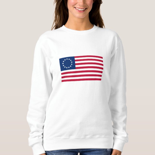 Sudadera Bandera estadounidense de Betsy Ross (Anverso)