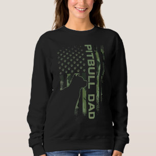 Sudadera Bandera estadounidense de camo Orgullo del perro P