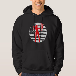 Sudadera Bandera Estadounidense De Caza De Bow El 4 De Juli