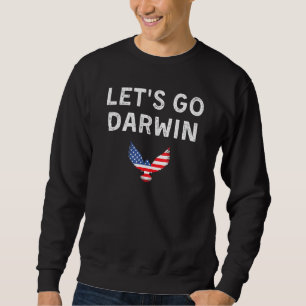Sudadera Bandera estadounidense de Eagle, vamos a Darwin