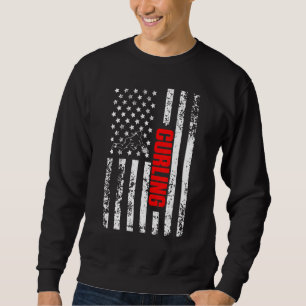 Sudadera Bandera estadounidense de EE. UU. Deportes Patriót