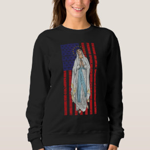 Sudadera Bandera estadounidense de Estados Unidos Oración m
