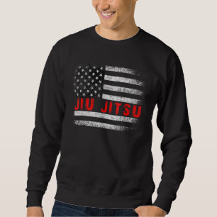 Sudadera Bandera estadounidense de Jiu Jitsu