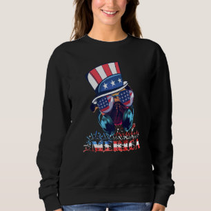 Sudadera Bandera Estadounidense De La Música De Merica Dj P
