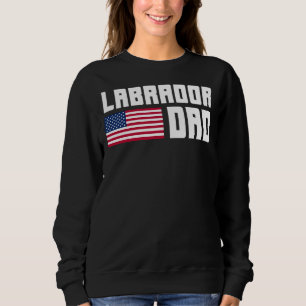 Sudadera Bandera estadounidense de Labrador