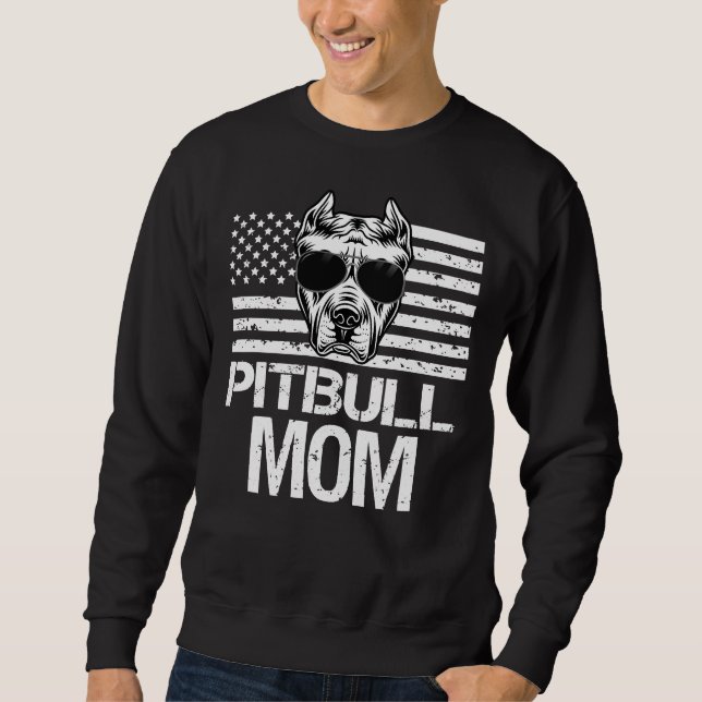 Sudadera Bandera estadounidense de Pitbull (Anverso)
