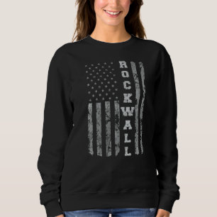 Sudadera Bandera estadounidense de Rockwall Texas