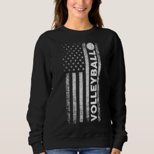 Sudadera Bandera estadounidense de voleibol