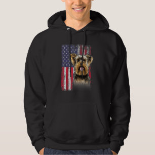 Sudadera Bandera Estadounidense De Yorkshire 4 De Julio