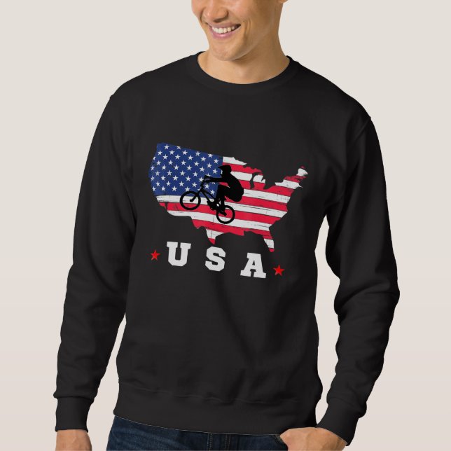 Sudadera Bandera Estadounidense Deportes Patrióticos Bander (Anverso)