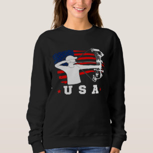 Sudadera Bandera Estadounidense Deportes Patrióticos Bander