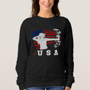 Sudadera Bandera Estadounidense Deportes Patrióticos Bander
