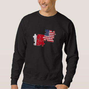 Sudadera Bandera estadounidense dubaí estadounidense