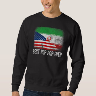 Sudadera Bandera estadounidense e Irán mejor familia pop de