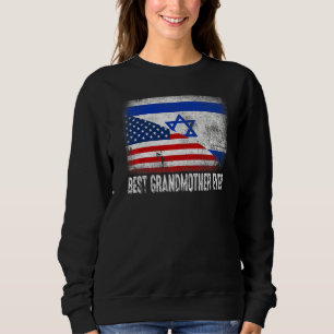 Sudadera Bandera estadounidense e Israel bandera como mejor