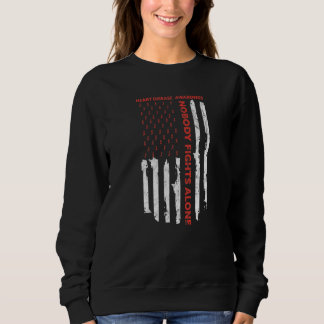 Sudadera Bandera estadounidense en el mes de la lucha contr