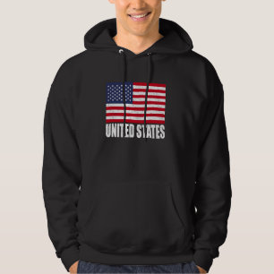 Sudadera Bandera Estadounidense Grunge Vintage Souvenir Usa