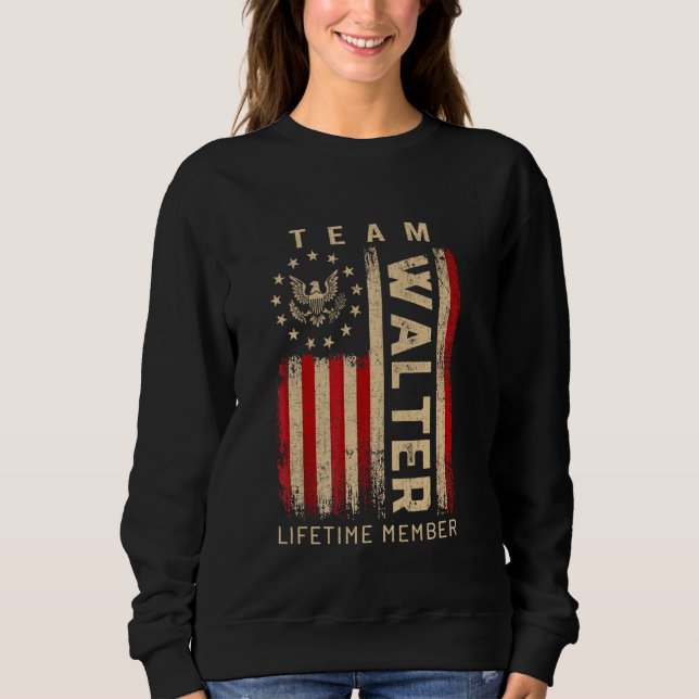 Sudadera Bandera estadounidense miembro de Team WALTER Life (Anverso)