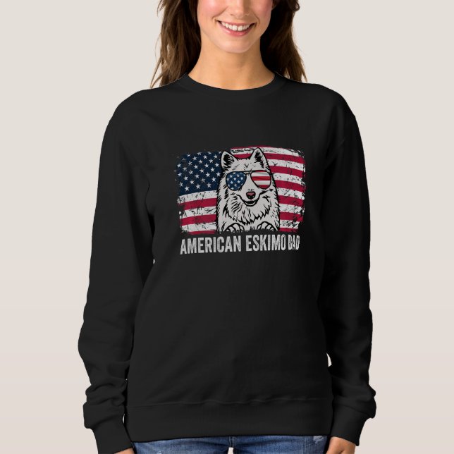 Sudadera Bandera Estadounidense Molesta Eskimo Dad Da (Anverso)