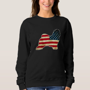 Sudadera Bandera Estadounidense Patriótica 4 De Julio Perro