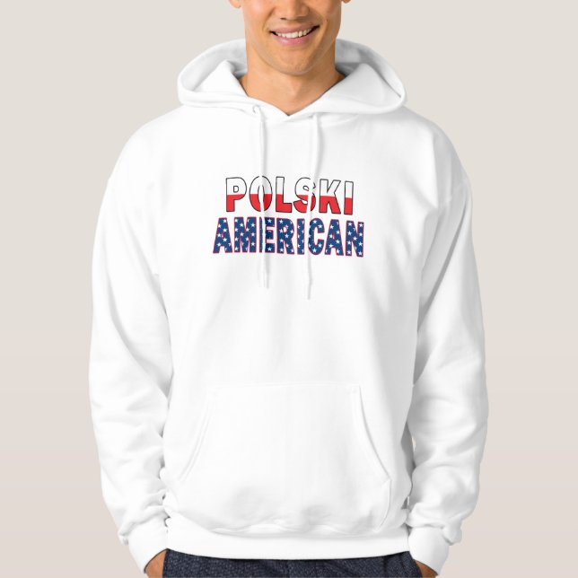 Sudadera Bandera estadounidense Polski (Anverso)