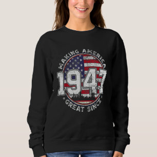 Sudadera Bandera estadounidense que hace a Estados Unidos g