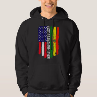 Sudadera Bandera estadounidense y bandera boliviana Mejor A