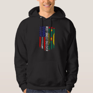 Sudadera Bandera estadounidense y bandera de Granada mejor 