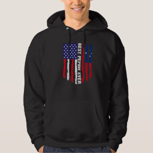 Sudadera Bandera estadounidense y bandera de Samoa mejor fa