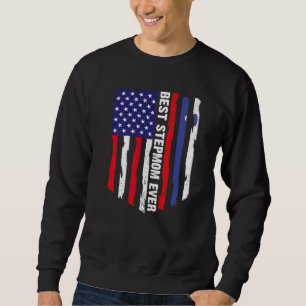 Sudadera Bandera estadounidense y bandera eslovena mejor es