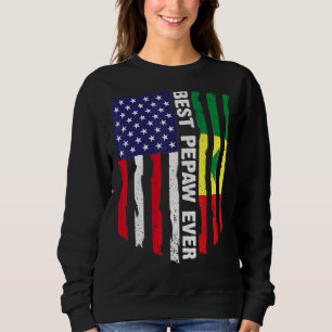Sudadera Bandera estadounidense y bandera senegalesa mejor