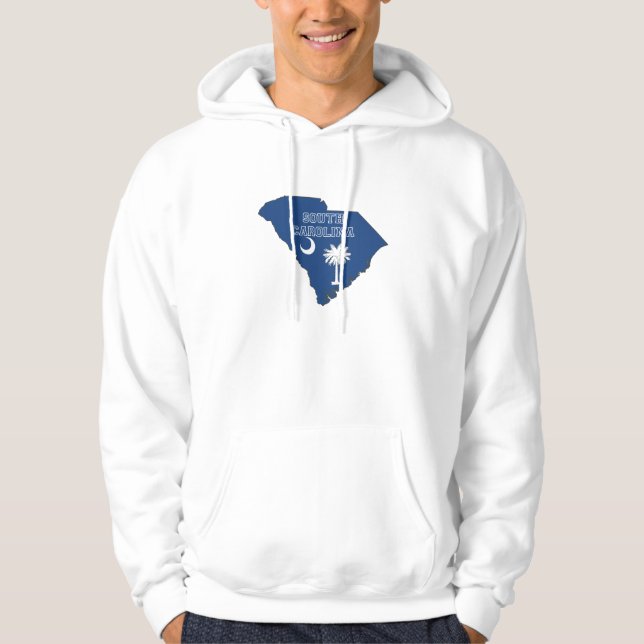 Sudadera Bandera estatal de Carolina del Sur y mapa de niño (Anverso)