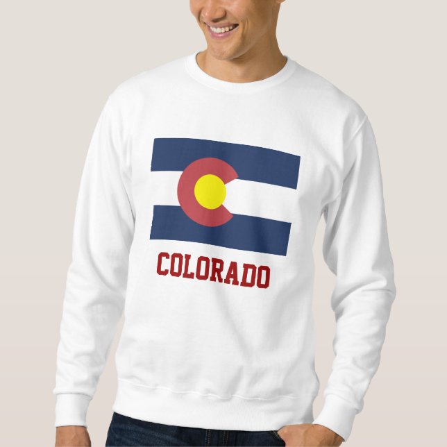 Sudadera  Bandera Estatal de Colorado (Anverso)