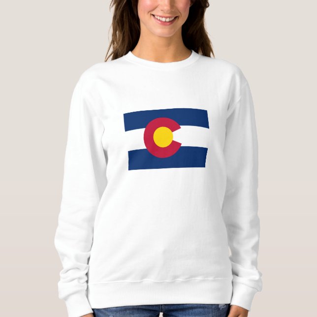 Sudadera Bandera Estatal de Colorado (Anverso)