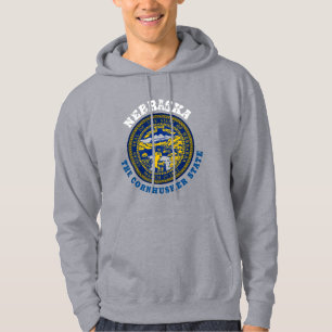 SUDADERA BANDERA ESTATAL NEBRASKA CORNHUSKER