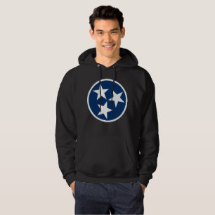 Sudadera Bandera Estatal Tennessee Estrellas Blancas Azules