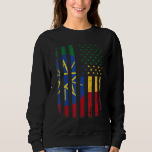 Sudadera Bandera Etíope Americana Etíope Rota Etiopía A