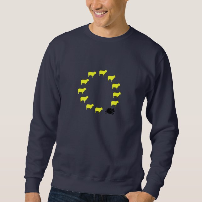 Sudadera Bandera europea Brexit Black Sheep (Anverso)
