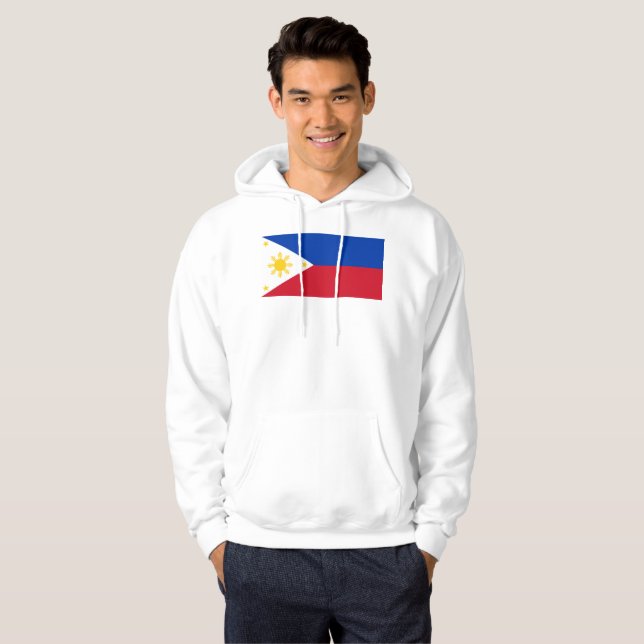Sudadera Bandera filipina de Filipinas (Anverso completo)